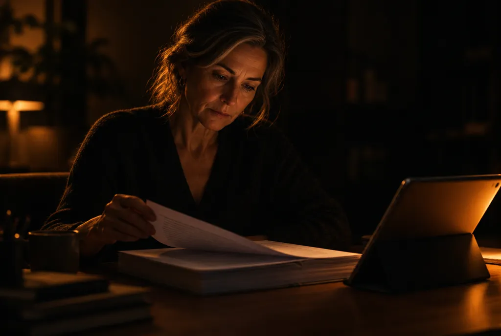 An owner reading through the detail before committing